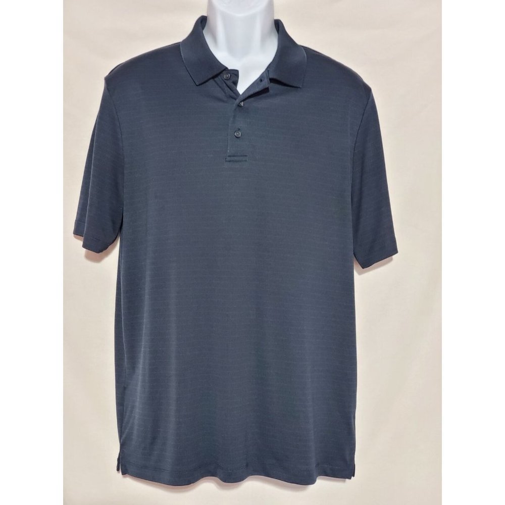 PERRY Ellis Portfolio Active Polo Navy Blue Size L